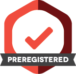 Pre-registration badge by the Open Science Collaboration, see: https://osf.io/vmrgu/wiki/home/
