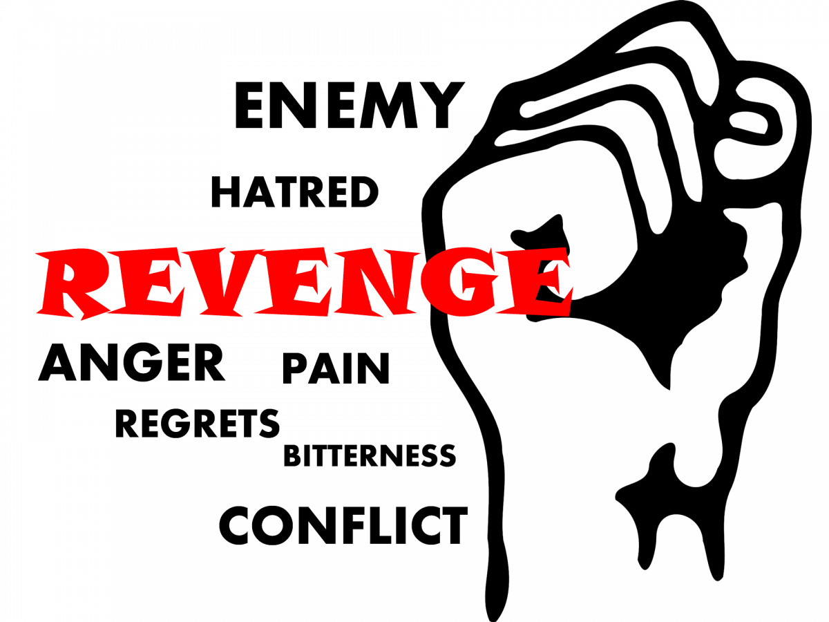 Terms Sweet revenge and Vengeance are semantically related or have